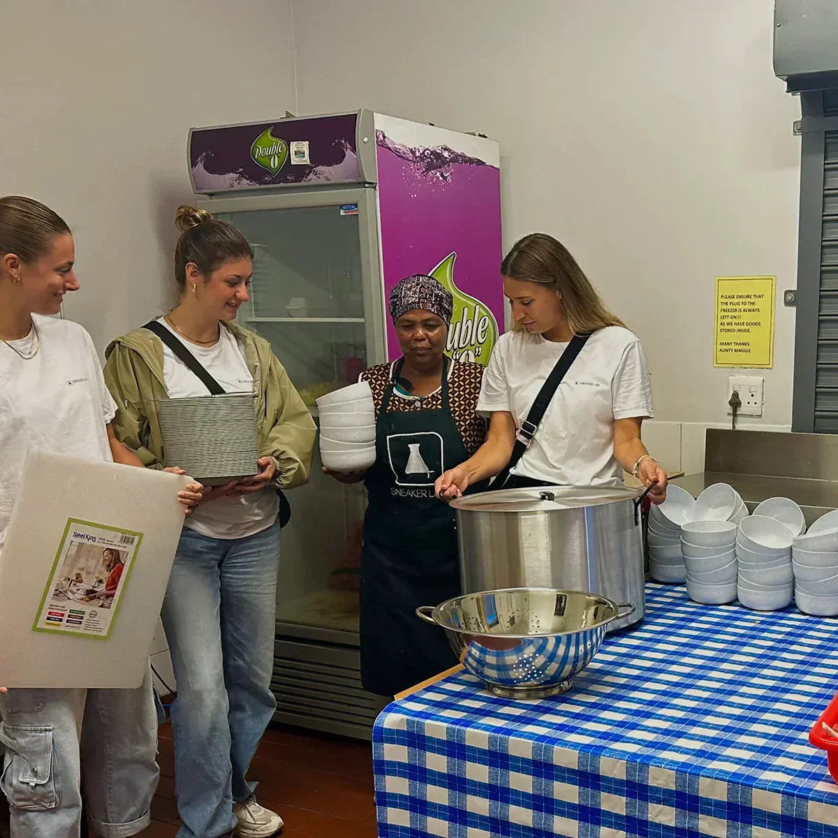 Sneaker LAB Supports PSFA: Enhancing School Kitchens for a Hunger-Free Future